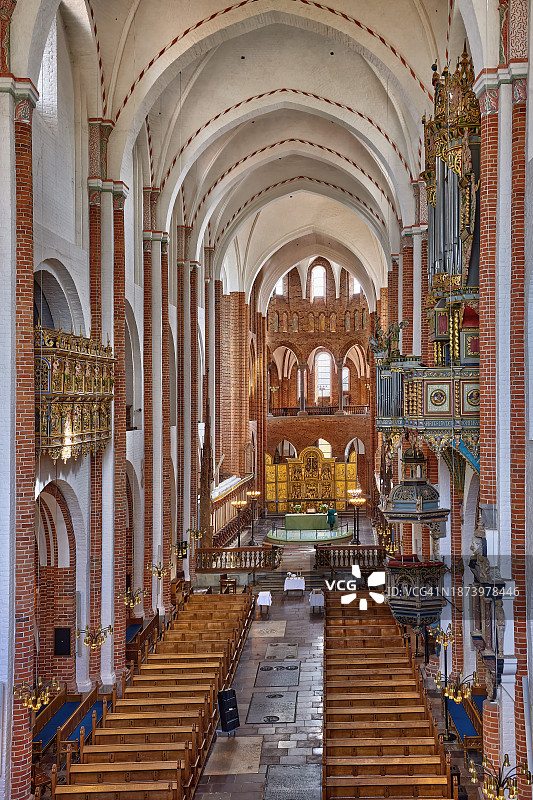 丹麦罗斯基勒大教堂图片素材