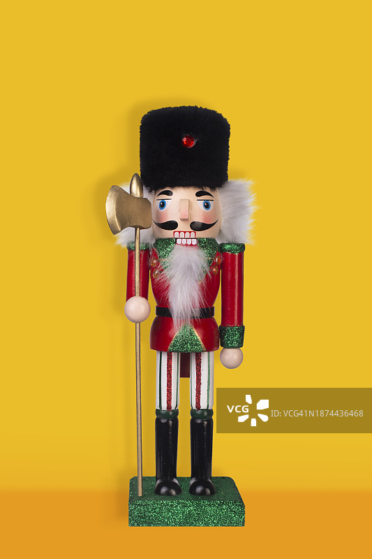 圣诞胡桃夹子玩具士兵图片素材