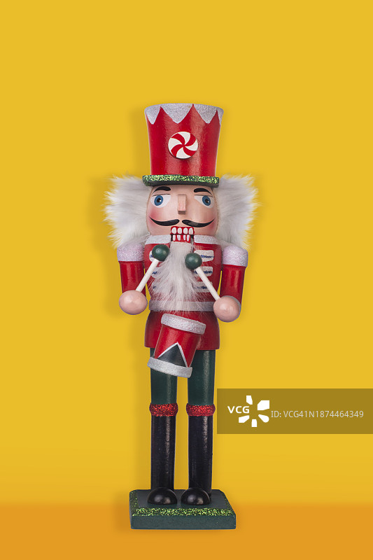 圣诞胡桃夹子玩具士兵图片素材