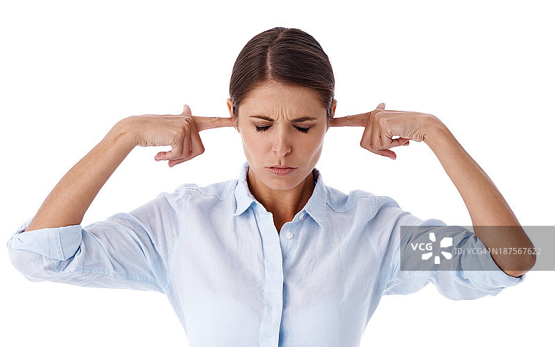 屏蔽负面噪音图片素材