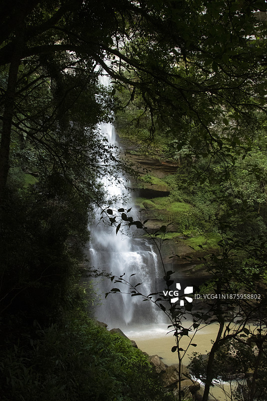 瀑布：巴西圣卡塔琳娜州Urubici图片素材