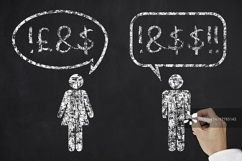 情侣争吵图片素材