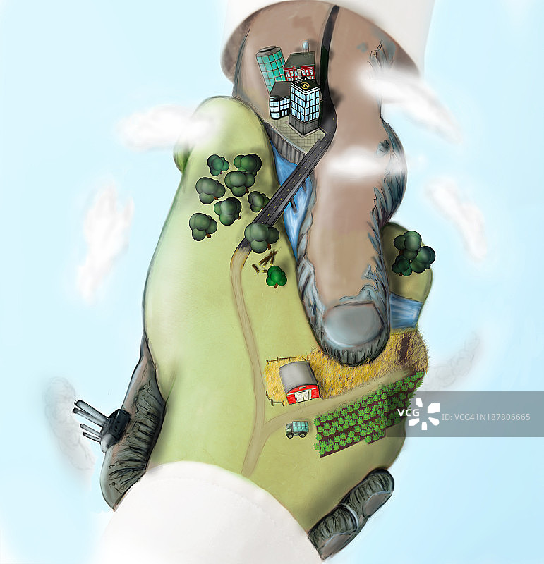 抽象握手图片素材