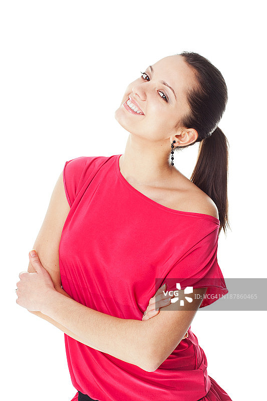 年轻女人的肖像图片素材