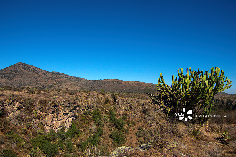 墨西哥伊达尔戈圣玛丽亚马夸峡谷图片素材