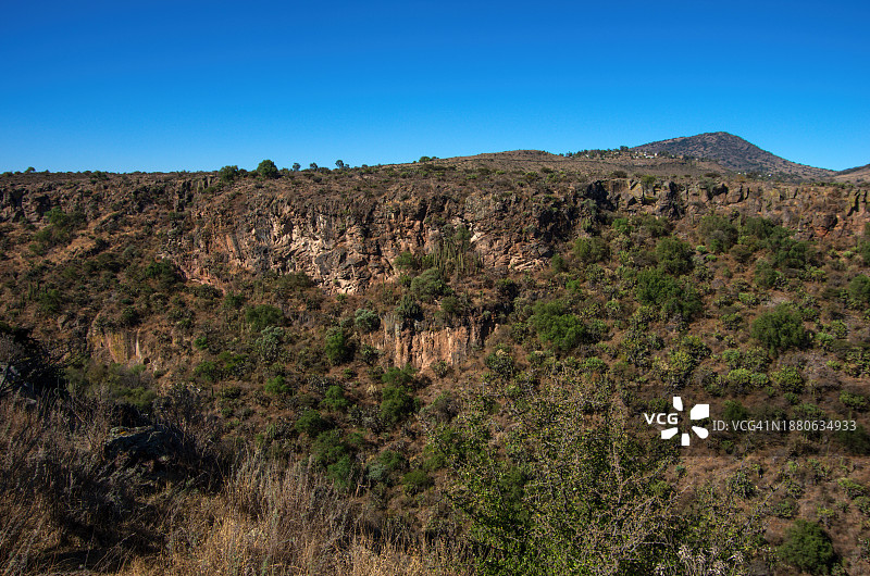墨西哥伊达尔戈圣玛丽亚马夸峡谷图片素材