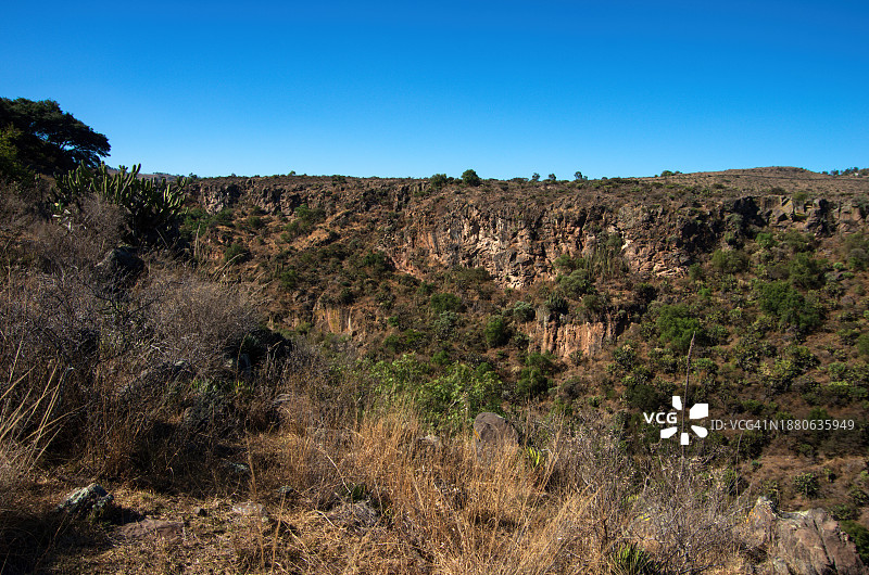 墨西哥伊达尔戈圣玛丽亚马夸峡谷图片素材