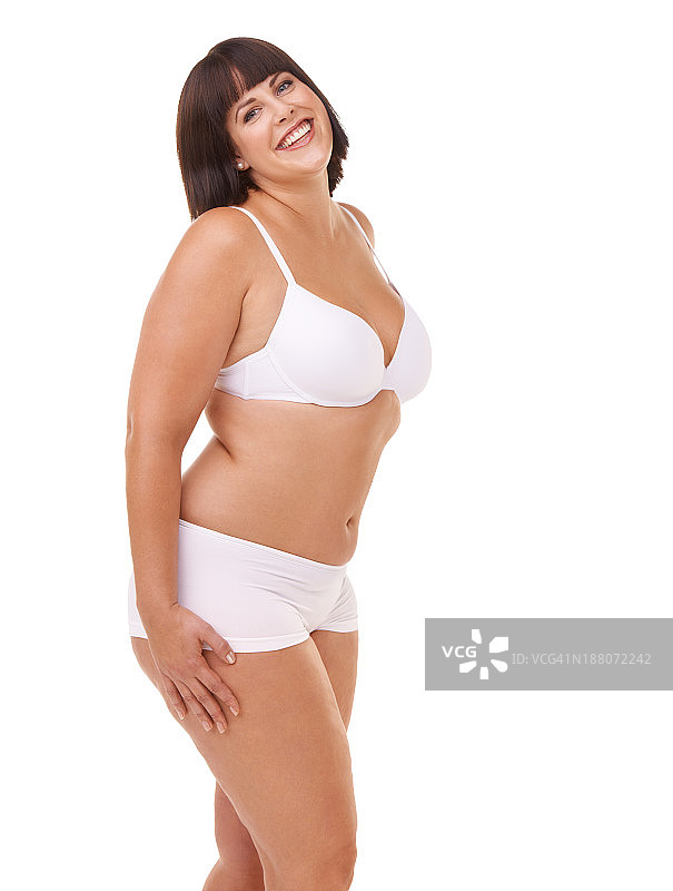 她从不忸怩不安图片素材