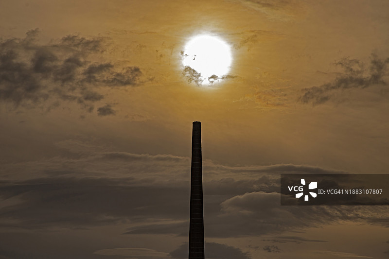 英国坎布里亚郡卡莱尔市迪克逊烟囱图片素材