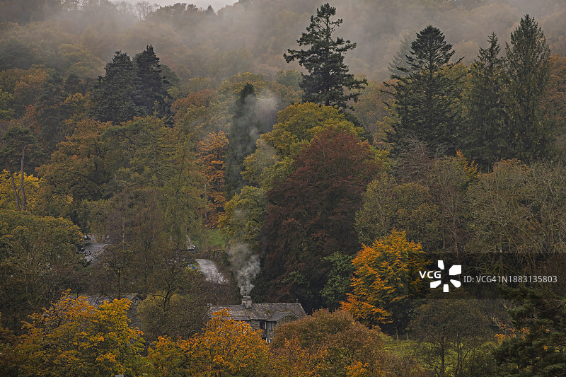埃尔特沃特公地，湖区，坎布里亚，英国图片素材