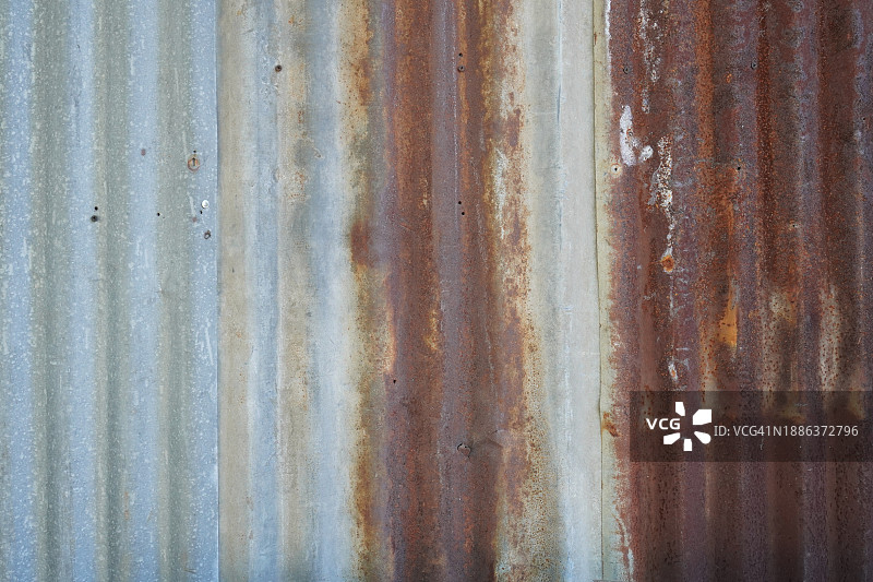 锈迹斑斑的锌图片素材