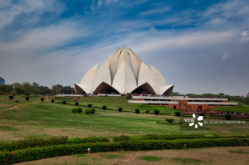 印度新德里莲花寺图片素材
