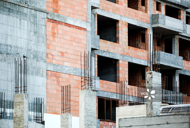 在建大型新建筑图片素材