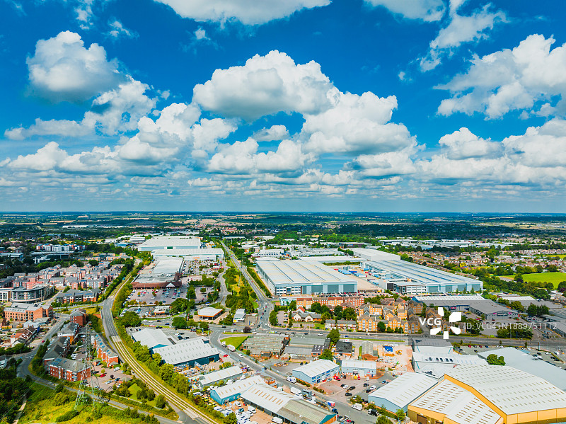 英国邓斯特布尔附近的住宅开发项目图片素材