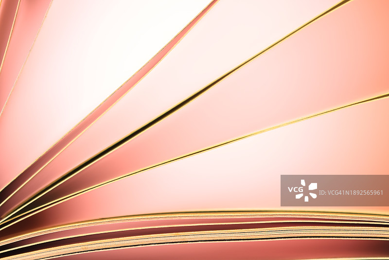 粉色半开的书页图片素材