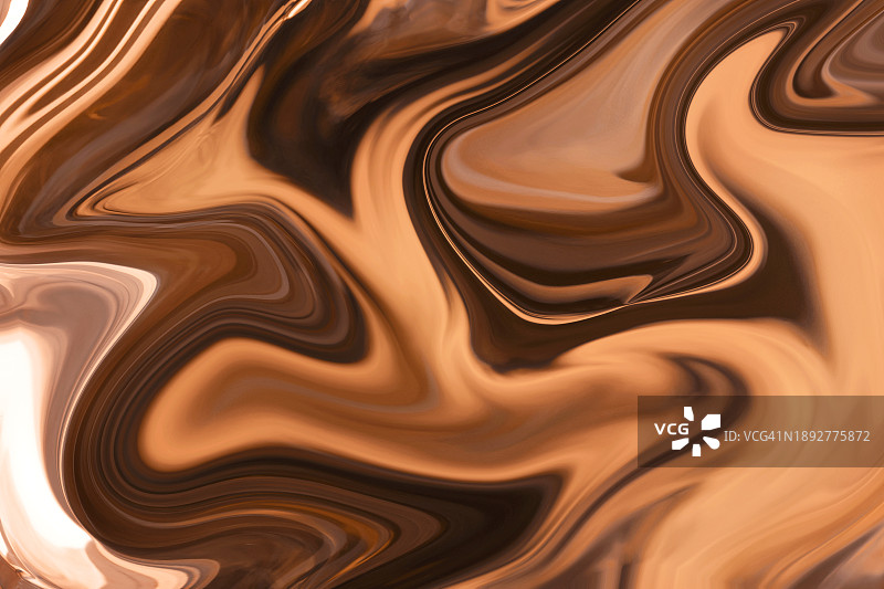 抽象漩涡图案（2024年流行色：桃色）图片素材