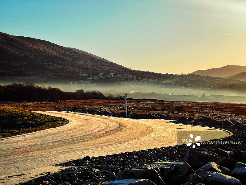 苏格兰的考尔村图片素材