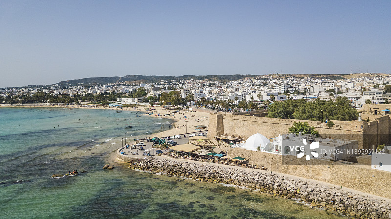 突尼斯地中海沿岸的哈马马特图片素材