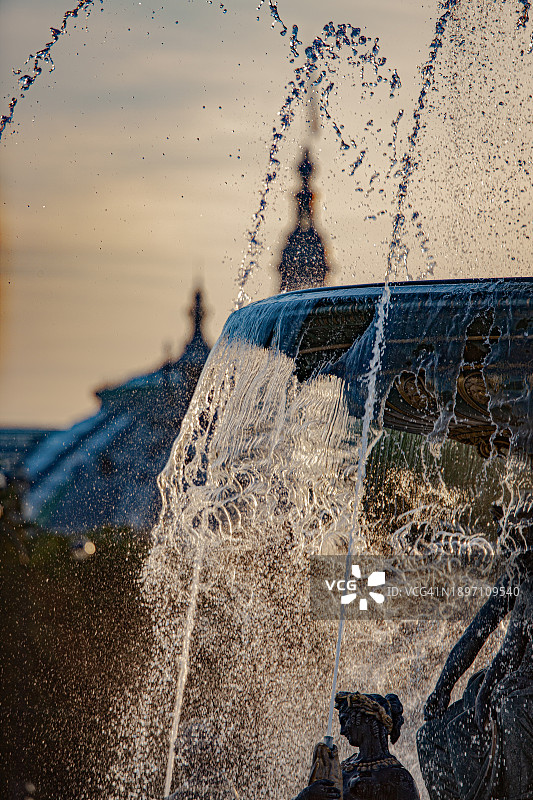 法国巴黎协和广场图片素材