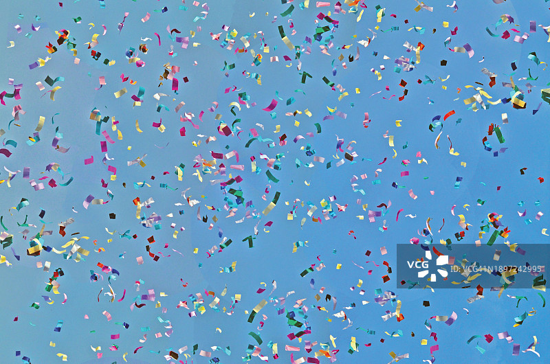 庆祝派对五彩纸屑爆炸背景图片素材
