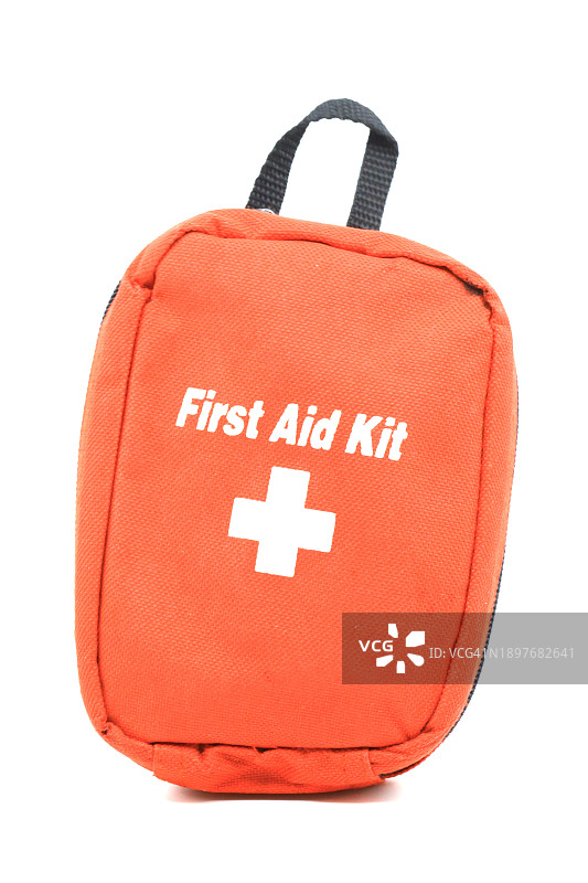 用于小伤口的便携式急救箱图片素材
