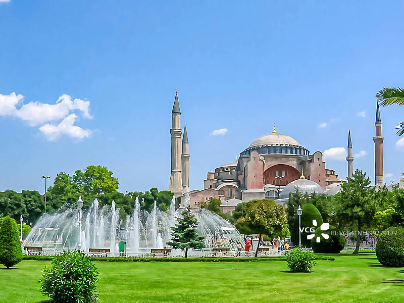 伊斯坦布尔圣索菲亚大教堂图片素材