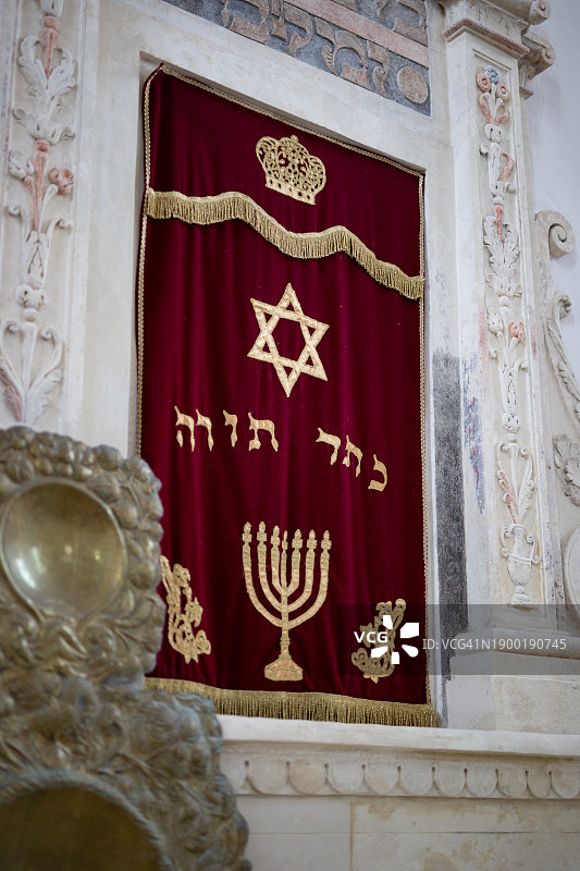 犹太教堂挂毯图片素材