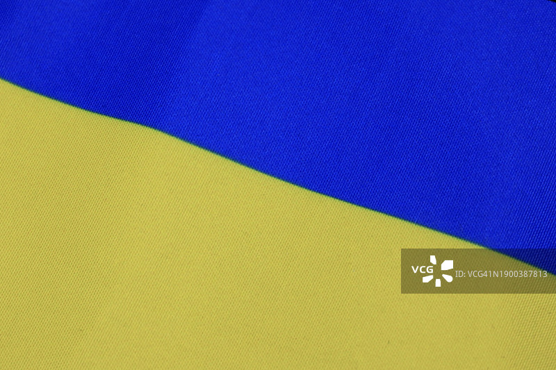 乌克兰国旗特写图片素材