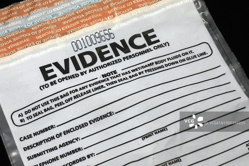 用于犯罪现场调查证据的执法容器图片素材
