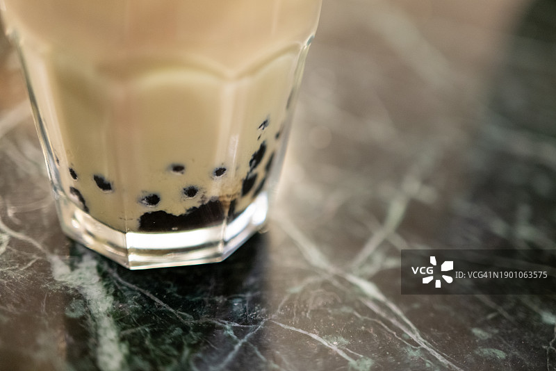 抹茶绿珍珠奶茶图片素材