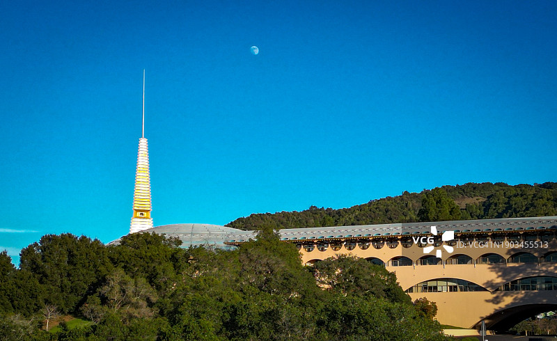 航拍马林县公民中心大楼图片素材