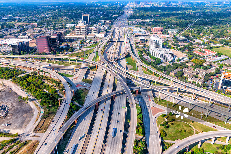 达拉斯的高五交流道图片素材