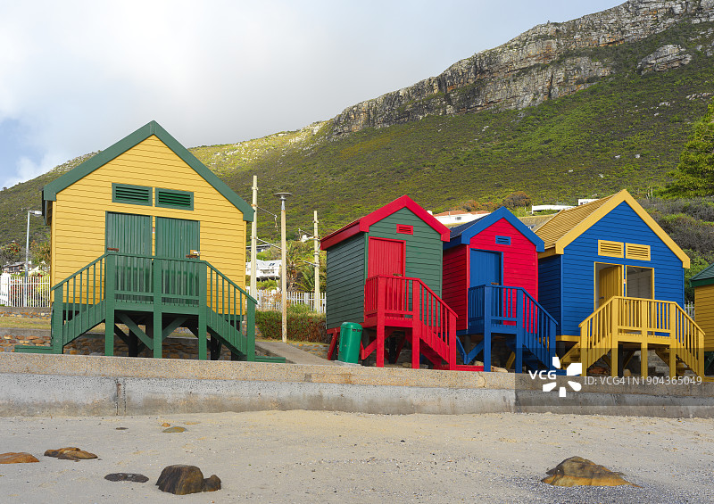 福尔斯湾的海滩小屋图片素材