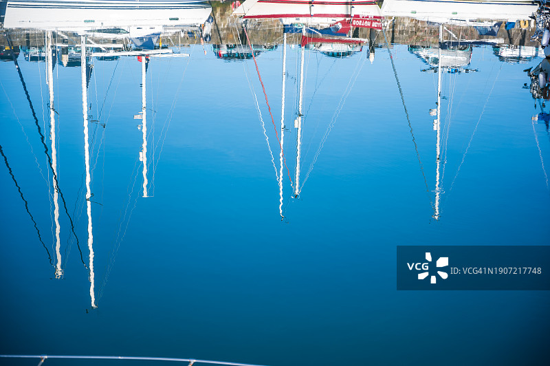 卡那封港口的船只图片素材