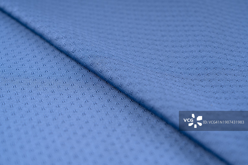 蓝色针织面料背景图片素材