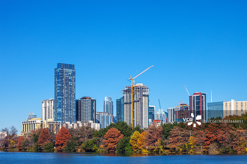 德克萨斯州奥斯汀市中心景观图片素材