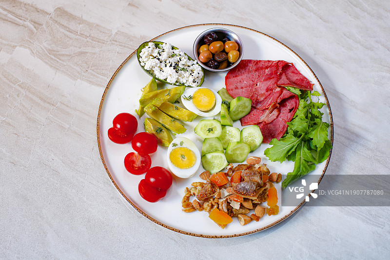 早餐盘照片图片素材