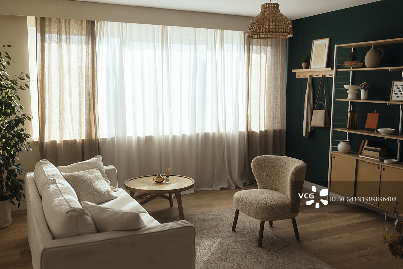 现代客厅家具内景图片素材