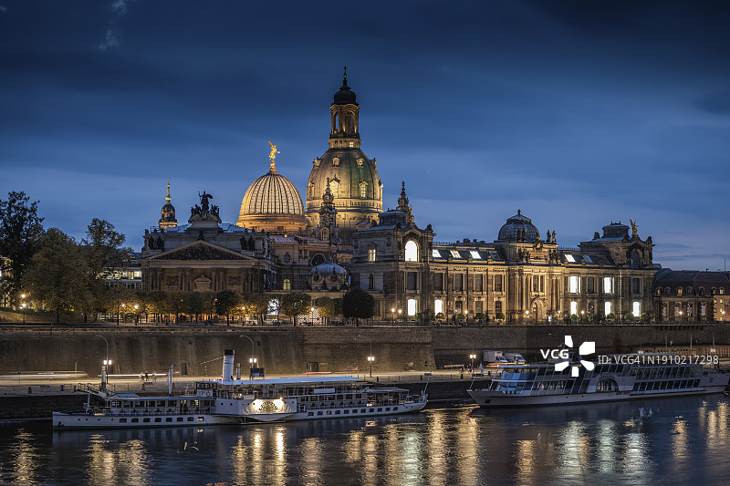 德国萨克森州德累斯顿老城图片素材