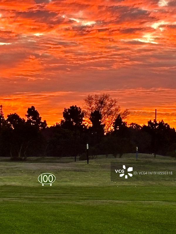 简约高尔夫球场图片（无人）图片素材