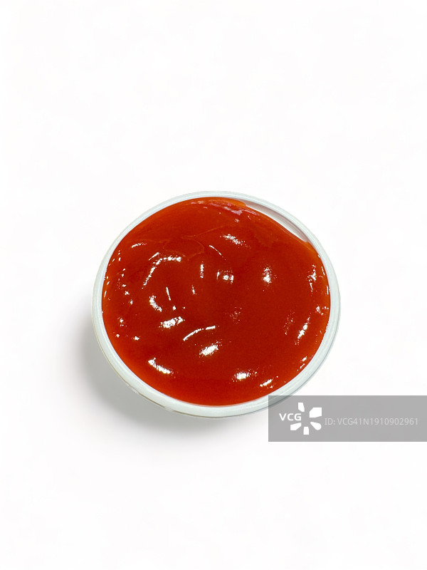 白色背景上的辣椒酱图片素材