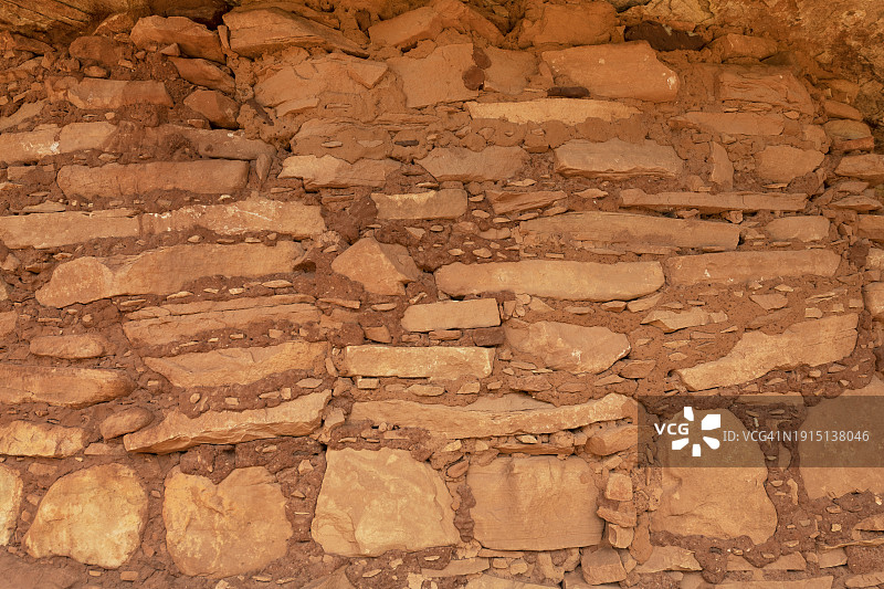 火灾遗址的石砌细节图片素材