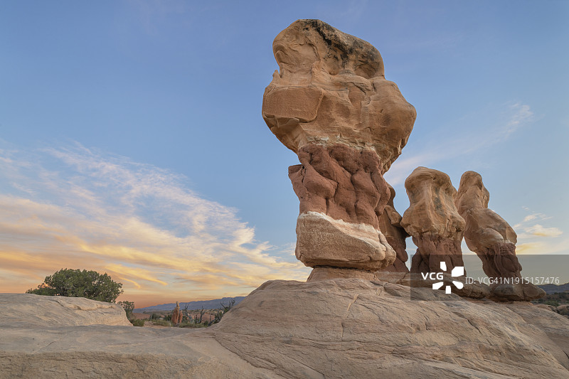 大升梯-埃斯卡兰特国家纪念碑魔鬼花园图片素材