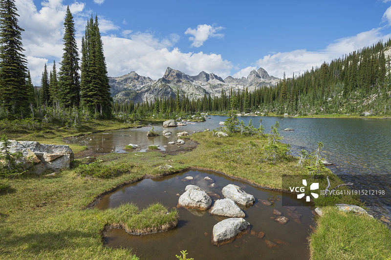 瓦尔哈拉省立公园的威卡湖图片素材