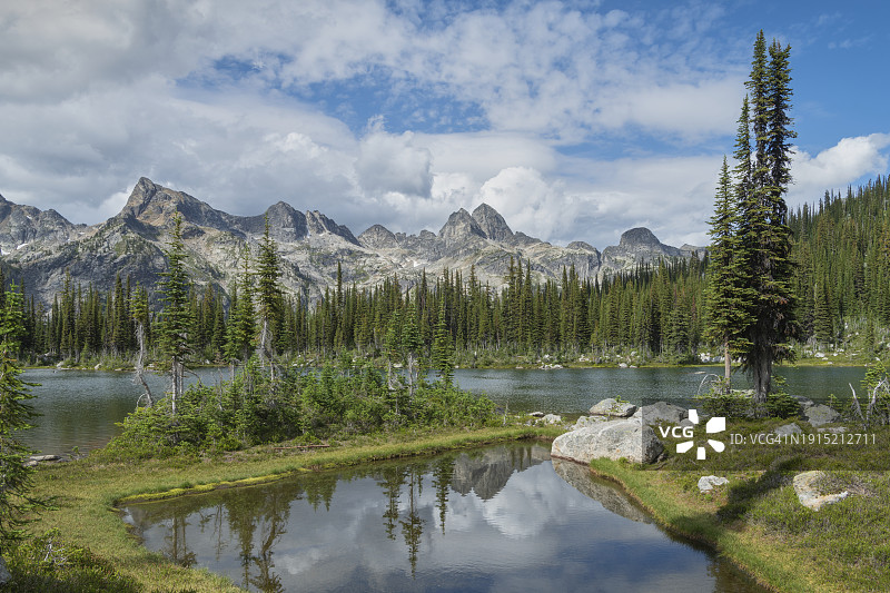 瓦尔哈拉省立公园的威卡湖图片素材