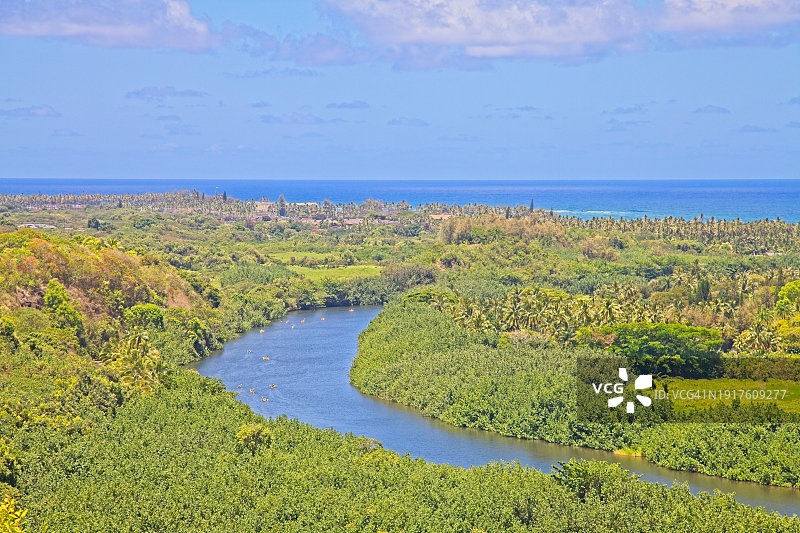 可爱岛卡帕阿威陆亚河图片素材