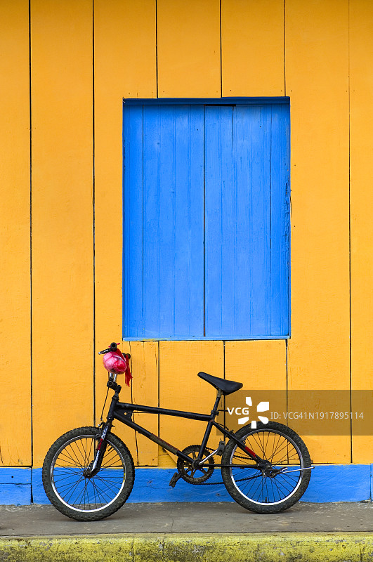 尼加拉瓜奥梅特佩岛自行车图片素材