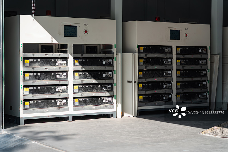 更换站电池组图片素材