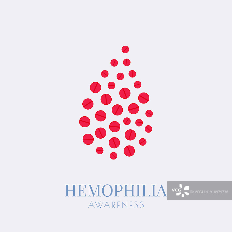 血友病概念图图片素材