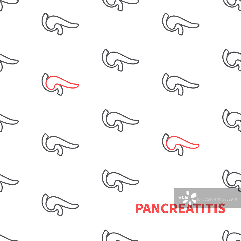 胰腺炎概念图图片素材